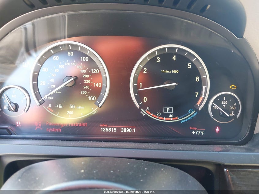BMW 750LI 2012 VIN WBAKB8C59CC964122