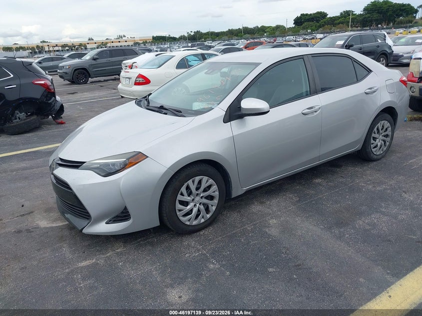 Vin: 5yfburhe1jp778283, lot: 46697023, toyota corolla le 20182
