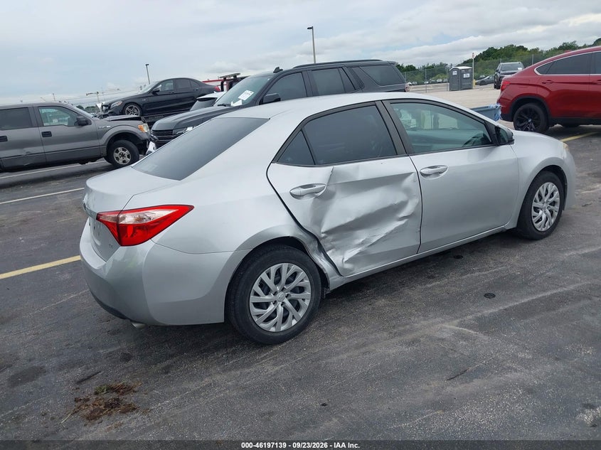 Vin: 5yfburhe1jp778283, lot: 46697023, toyota corolla le 20184