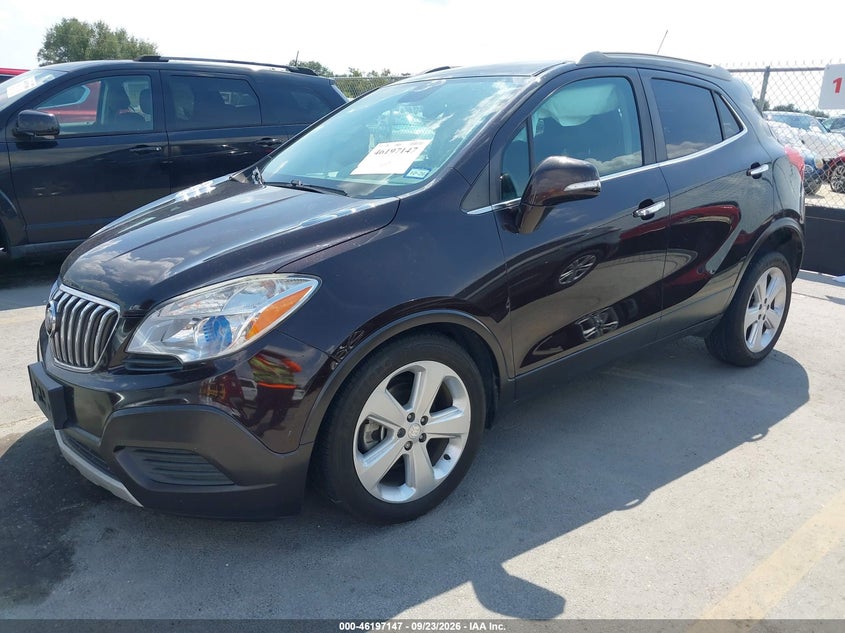 Vin: kl4cjasbxgb547994, lot: 46697032, buick encore 20162
