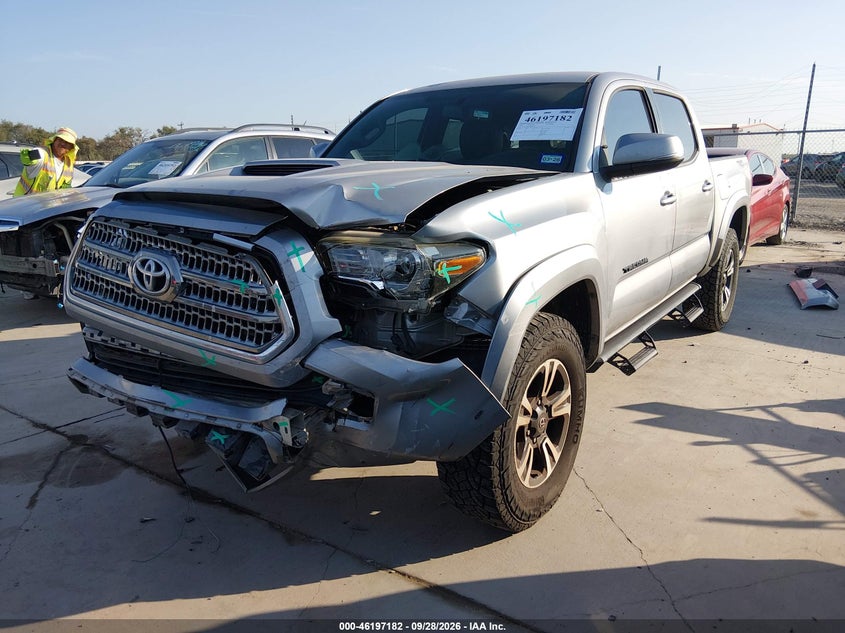 2016 Toyota Tacoma Trd Sport, Удар спереди, IAAI, VIN 5TFAZ5CN7GX019192 — фото 2