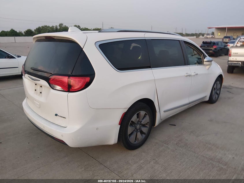Vin: 2c4rc1n76jr105207, lot: 46697069, chrysler pacifica hybrid limited 20184