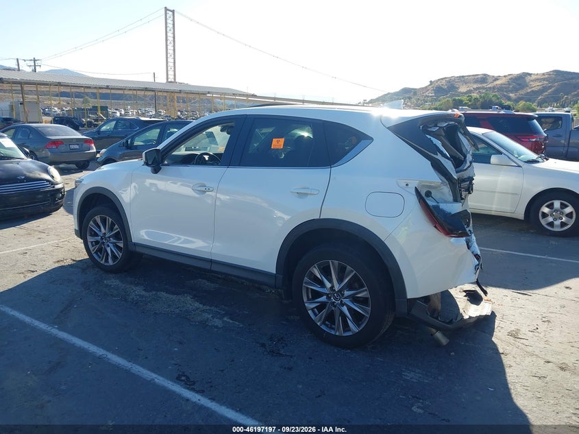 Vin: jm3kfbdm8l0742772, lot: 46697080, mazda cx-5 grand touring 20203