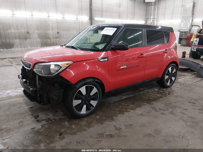 Vin: kndjp3a55g7375122, lot: 46697094, kia soul + 20162
