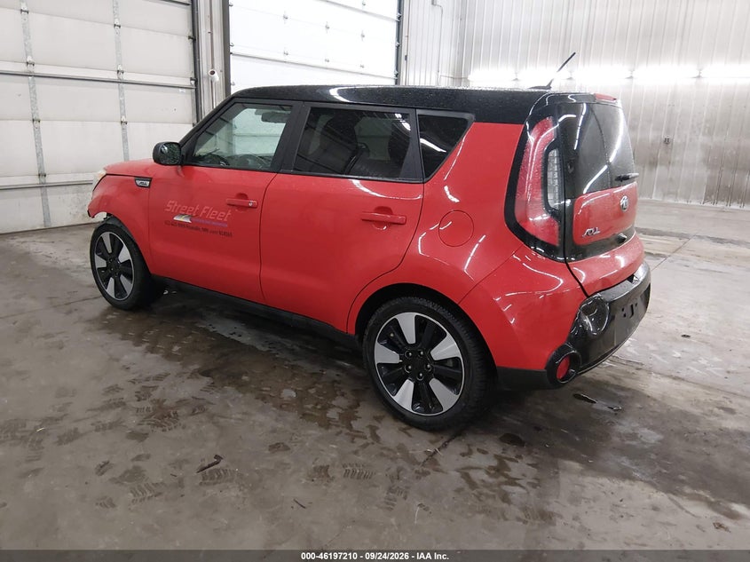 Vin: kndjp3a55g7375122, lot: 46697094, kia soul + 20163