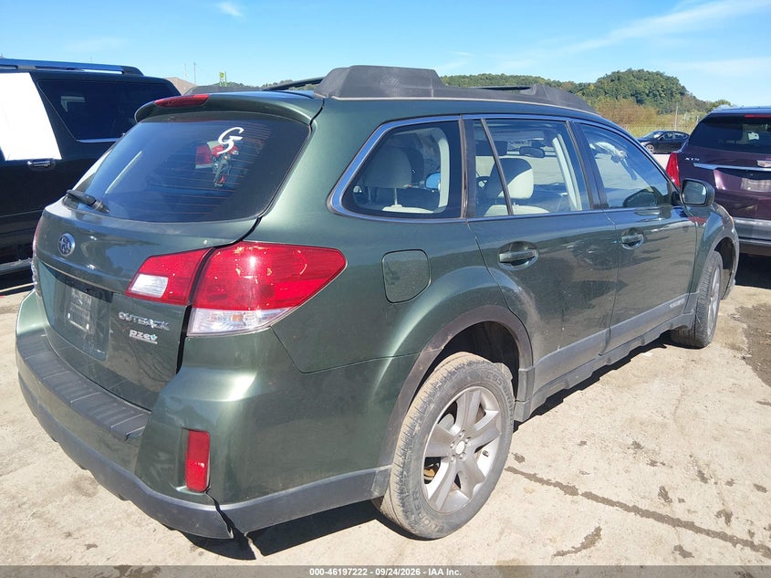 Vin: 4s4brbac4b3370092, lot: 46697106, subaru outback 2.5i 20114