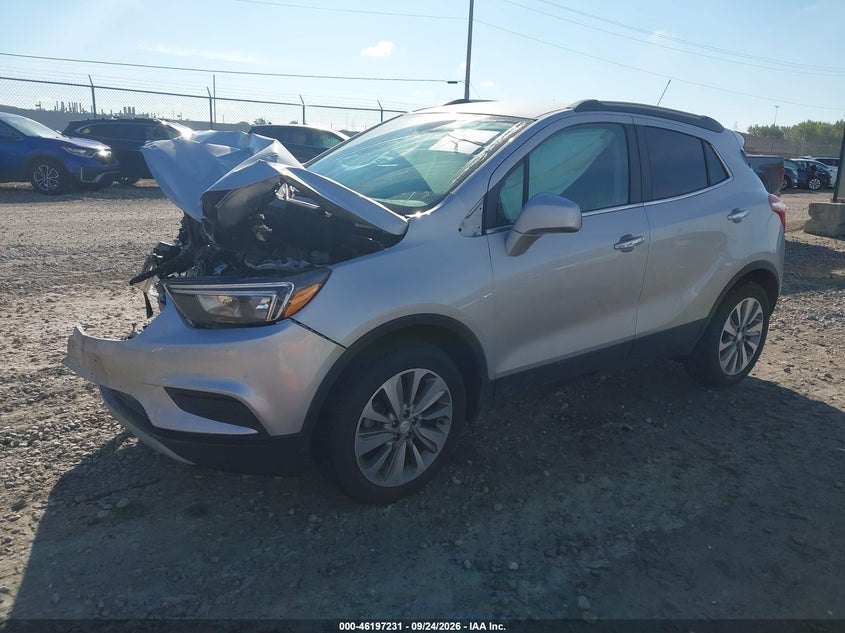 Vin: kl4cjesb5lb352080, lot: 46697115, buick encore awd preferred 20202