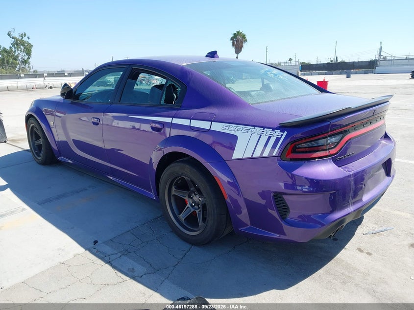 Vin: 2c3cdxgj7ph649135, lot: 46697172, dodge charger scat pack widebody 20233