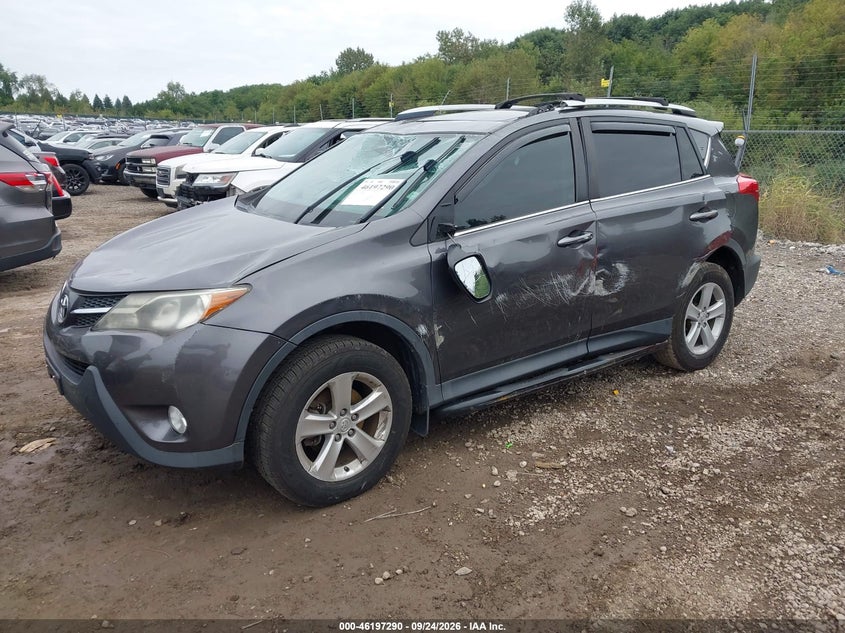 Vin: 2t3rfrev8ew198487, lot: 46697174, toyota rav4 xle 20142