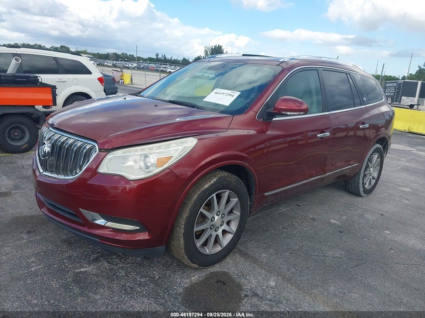 Vin: 5gakrbkd7fj101065, lot: 46697178, buick enclave leather 20152