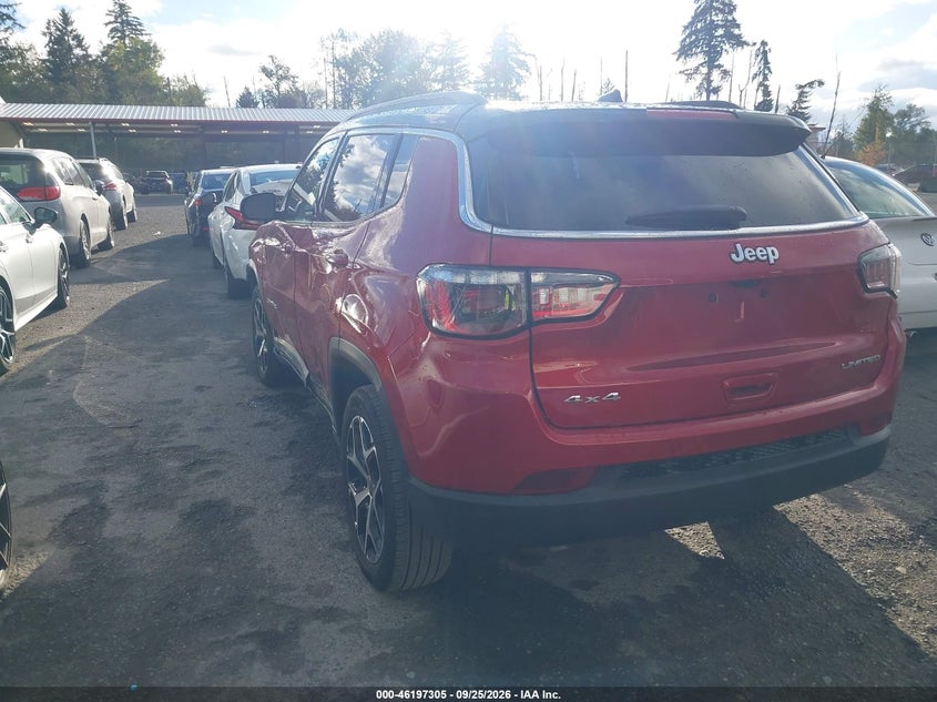 Vin: 3c4njdcn6tt225466, lot: 46697189, jeep compass limited 20263