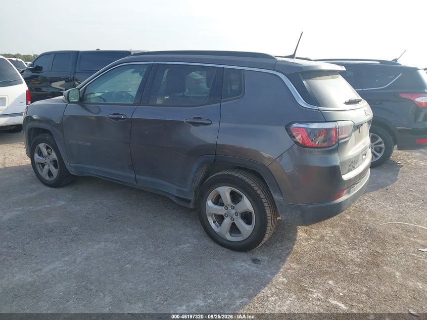 Vin: 3c4njcbb3jt212981, lot: 46697204, jeep compass latitude 20183