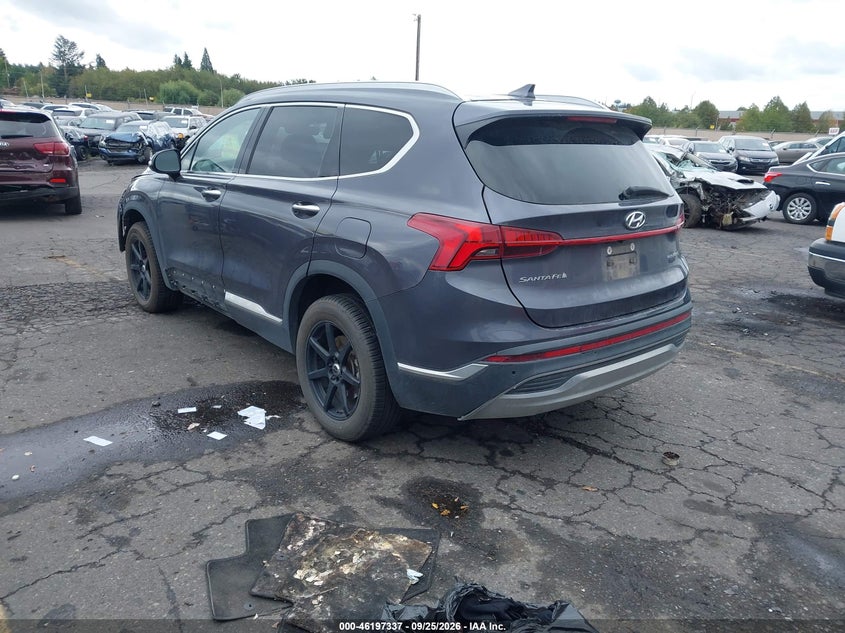 Vin: km8s6da27nu043650, lot: 46697221, hyundai santa fe plug-in hybrid sel convenience 20223