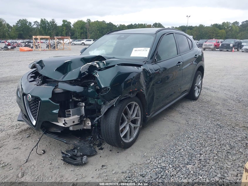 Vin: zaspakbn6k7c42292, lot: 46697259, alfa romeo stelvio ti sport awd 20192