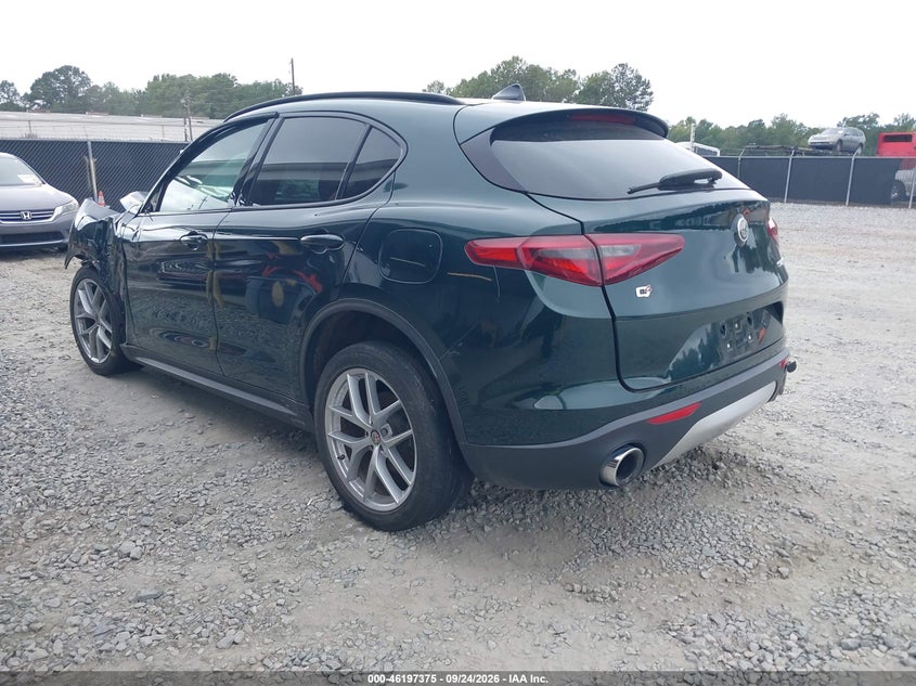 Vin: zaspakbn6k7c42292, lot: 46697259, alfa romeo stelvio ti sport awd 20193