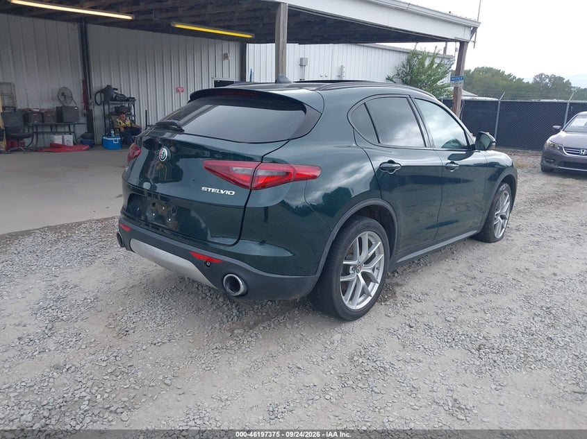Vin: zaspakbn6k7c42292, lot: 46697259, alfa romeo stelvio ti sport awd 20194