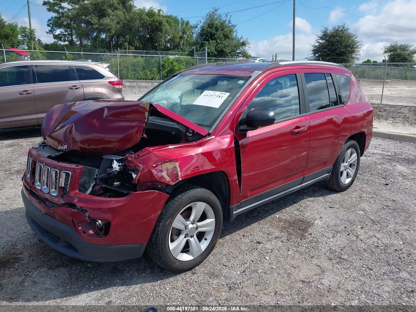 Vin: 1c4njcba0gd560680, lot: 46697265, jeep compass sport 20162