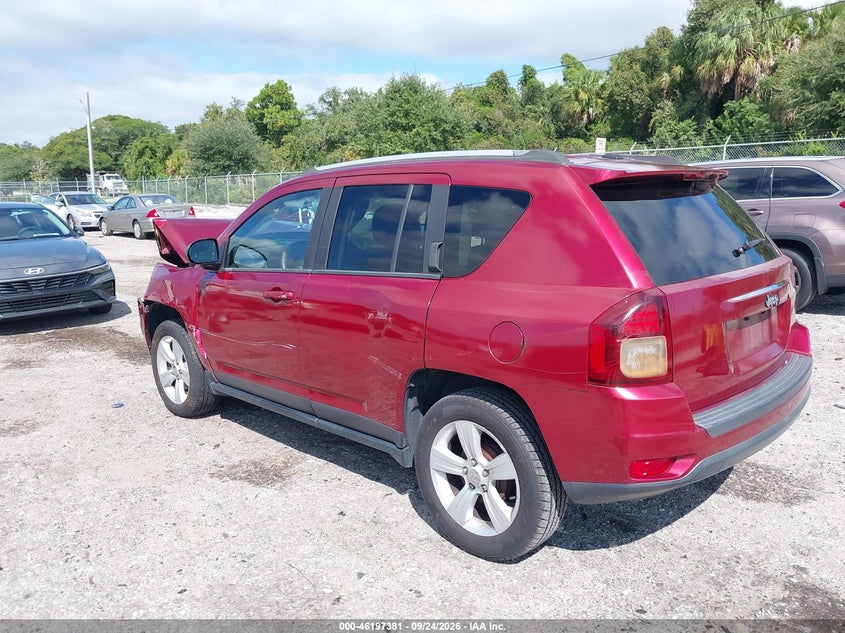 Vin: 1c4njcba0gd560680, lot: 46697265, jeep compass sport 20163
