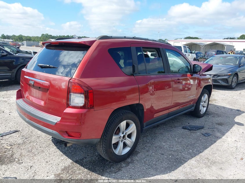 Vin: 1c4njcba0gd560680, lot: 46697265, jeep compass sport 20164