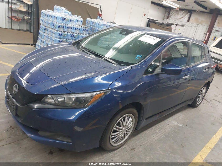 Vin: 1n4az1bv3pc560070, lot: 46697270, nissan leaf s 40 kwh 20232