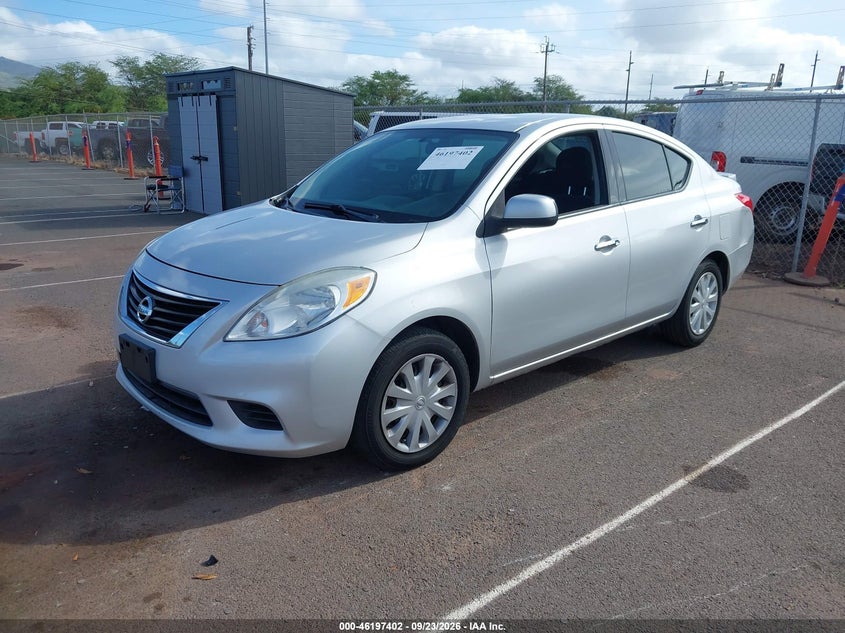 2014 Nissan Versa 1.6 Sv, Обычный износ, IAAI, VIN 3N1CN7AP5EL817349 — фото 2