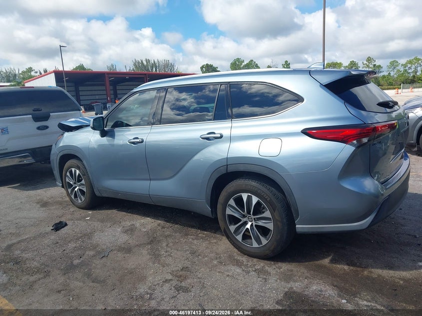 Vin: 5tdgzrahxls022750, lot: 46697297, toyota highlander xle 20203