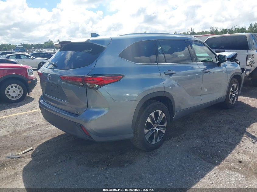 Vin: 5tdgzrahxls022750, lot: 46697297, toyota highlander xle 20204