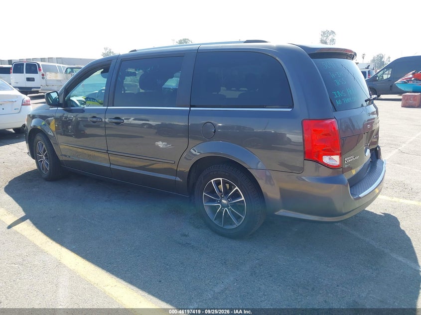 Vin: 2c4rdgcg4hr800248, lot: 46697303, dodge grand caravan sxt 20173