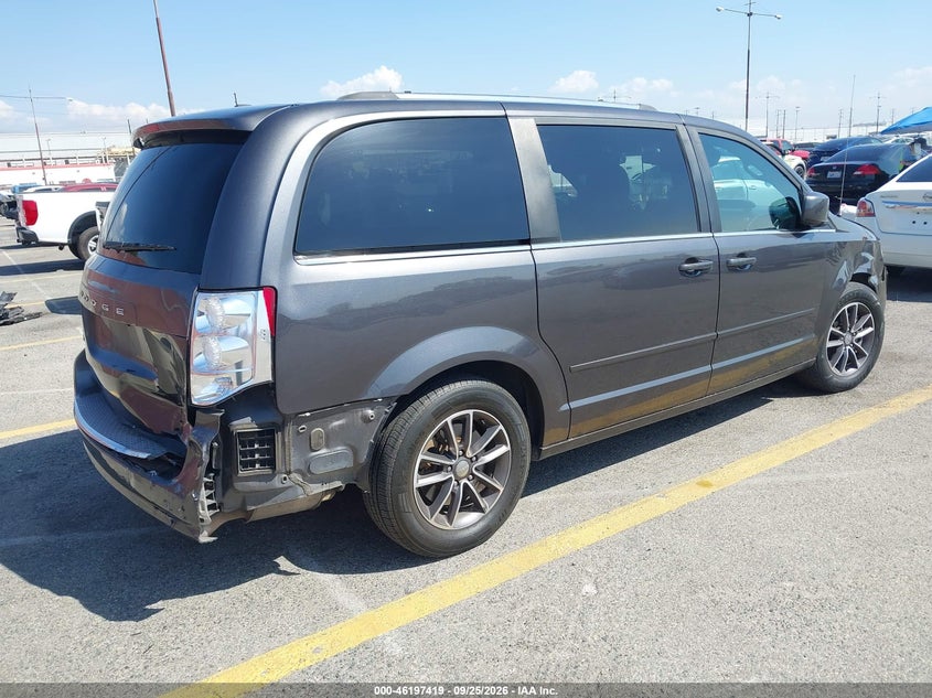 Vin: 2c4rdgcg4hr800248, lot: 46697303, dodge grand caravan sxt 20174
