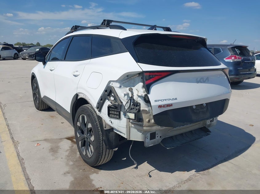 Vin: 5xyk6caf3pg004799, lot: 46697315, kia sportage x-line 20233
