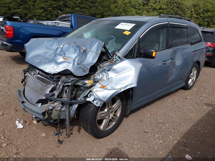 Vin: 5fnrl5h92bb006174, lot: 46697321, honda odyssey touring/touring elite 20112