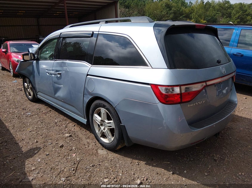Vin: 5fnrl5h92bb006174, lot: 46697321, honda odyssey touring/touring elite 20113