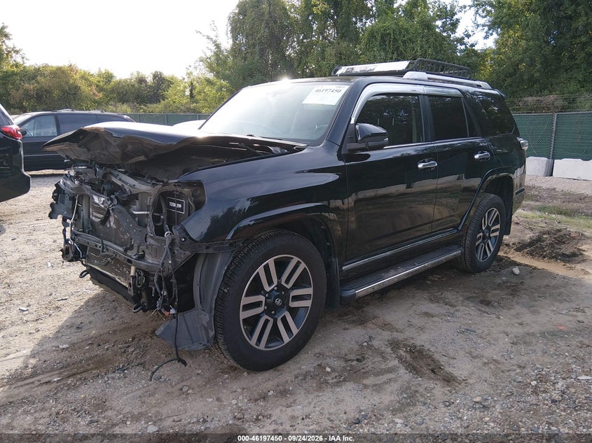 Vin: jtebu5jr8h5424821, lot: 46697334, toyota 4runner limited 20172