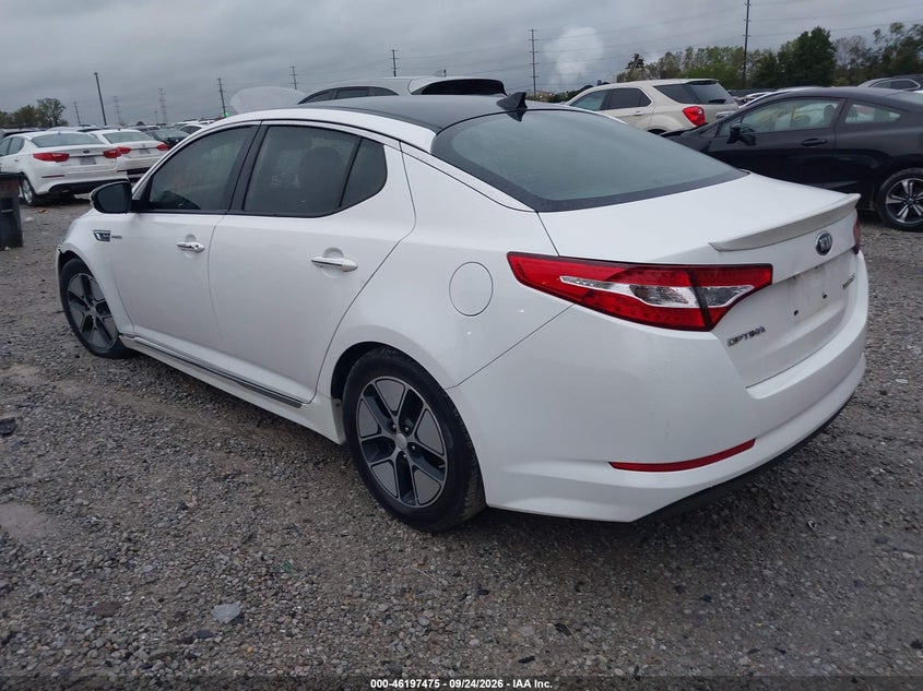 Vin: knagm4ad2d5062162, lot: 46697359, kia optima hybrid ex 20133