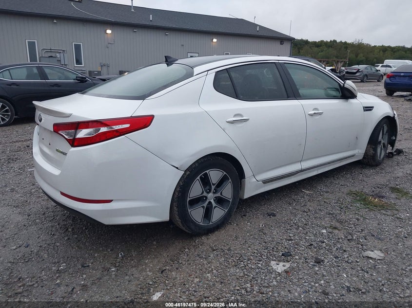 Vin: knagm4ad2d5062162, lot: 46697359, kia optima hybrid ex 20134