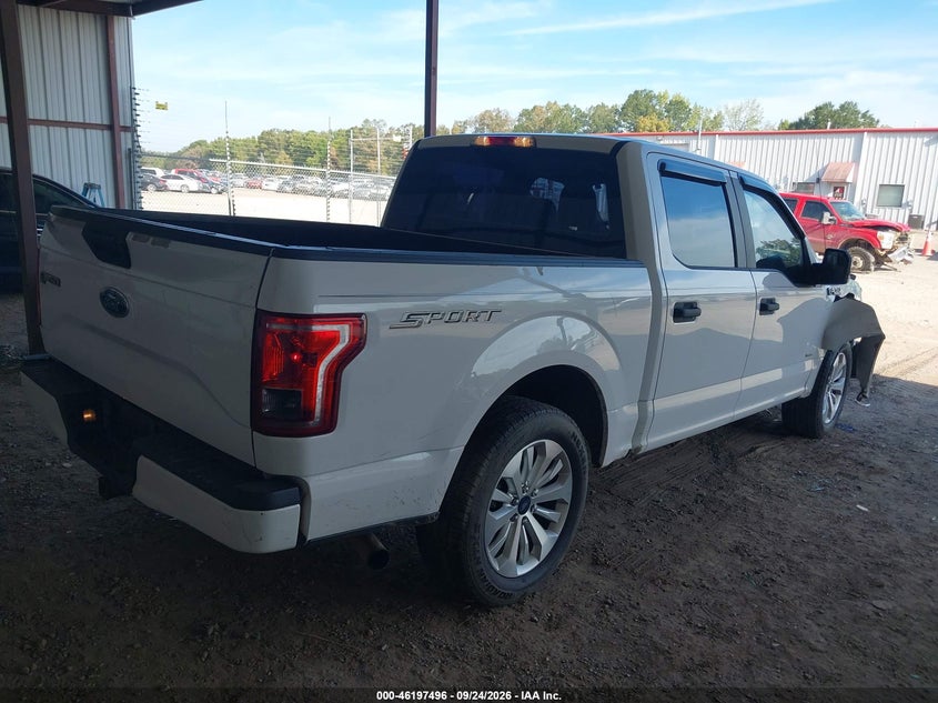 Vin: 1ftew1cp9gkf89602, lot: 46697380, ford f-150 xl 20164