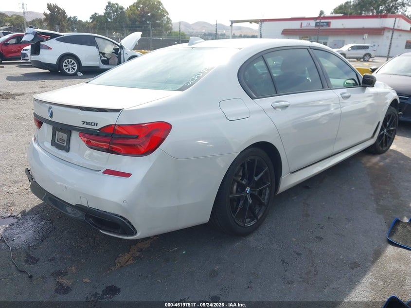 Vin: wba7f0c56ggm20767, lot: 46697401, bmw 7 series 750i 20164
