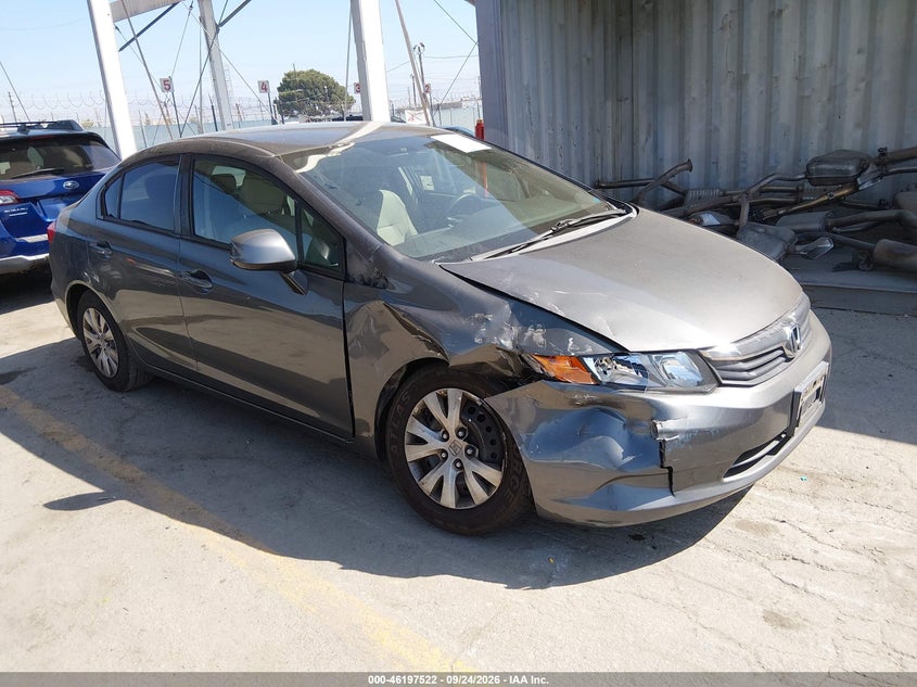 Vin: 2hgfb2f55ch531439, lot: 46697406, honda civic sdn lx 2012 img_1