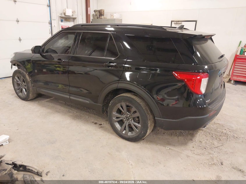 Vin: 1fmsk8dh9mgb69380, lot: 46697418, ford explorer xlt 20213