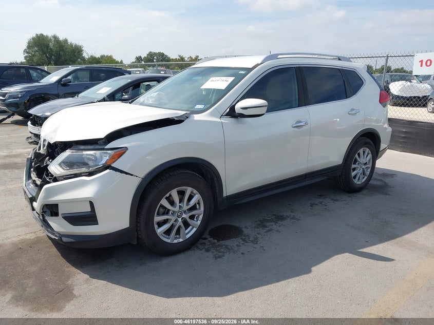 2017 Nissan Rogue Sv, Удар спереди, IAAI, VIN JN8AT2MT2HW131312 — фото 2