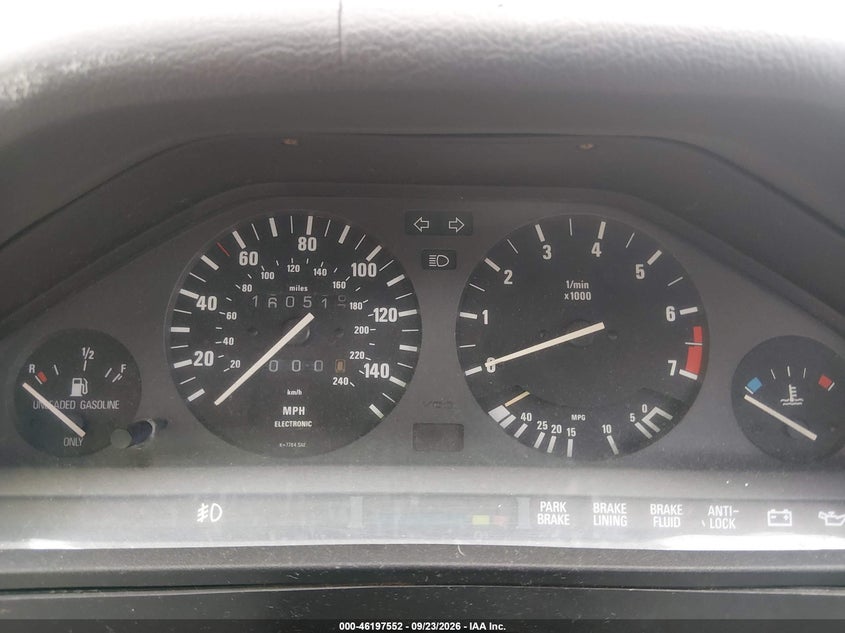 BMW 325 1989 VIN WBAAA2300K4258424