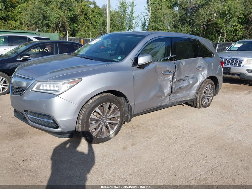 Vin: 5fryd4h44gb028643, lot: 46697462, acura mdx technology package/w/tech/acurawatch plus 20162