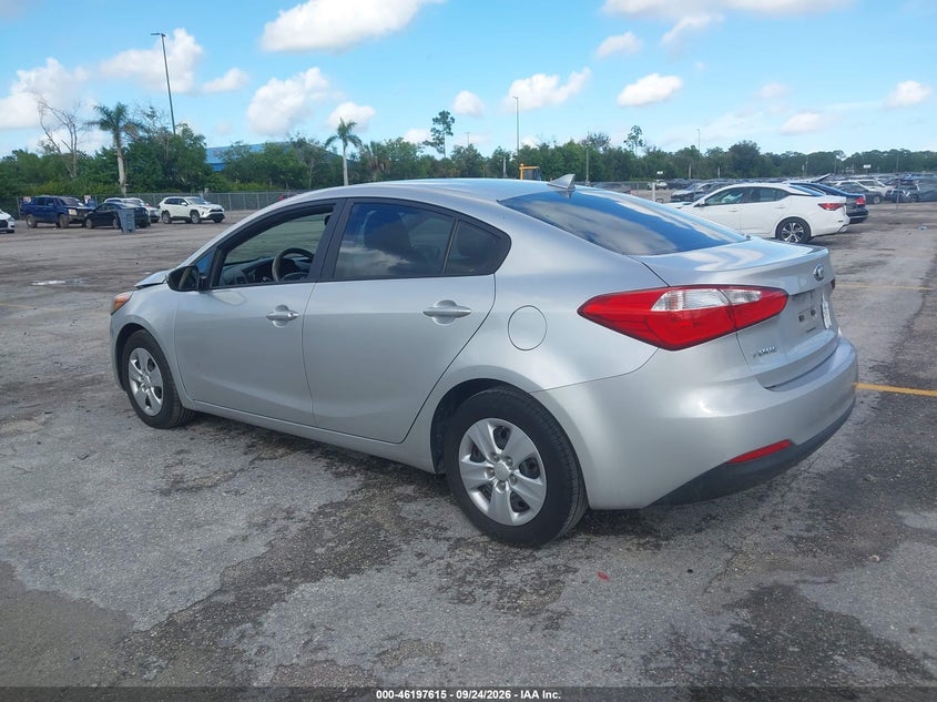 Vin: knafk4a65e5148621, lot: 46697499, kia forte lx 20143