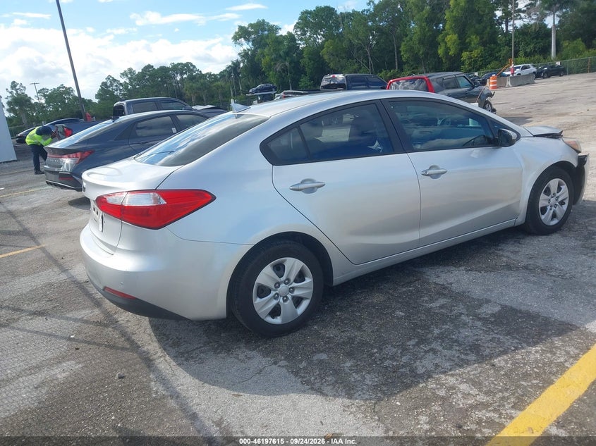 Vin: knafk4a65e5148621, lot: 46697499, kia forte lx 20144
