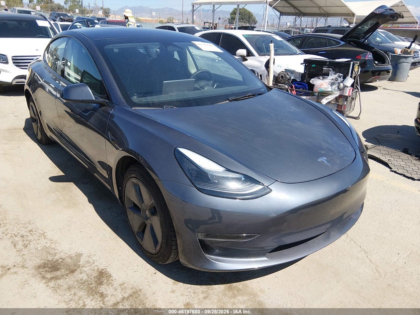 Vin: 5yj3e1eaxpf659043, lot: 46697564, tesla model 3 rear-wheel drive 2023 img_1