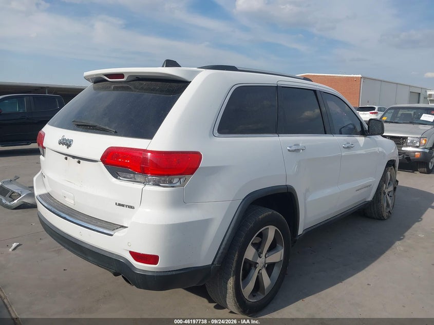 Vin: 1c4rjfbgxfc197798, lot: 46697622, jeep grand cherokee limited 20154