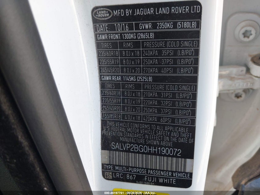 LAND ROVER RANGE ROVER EVOQUE - zdjęcie 9