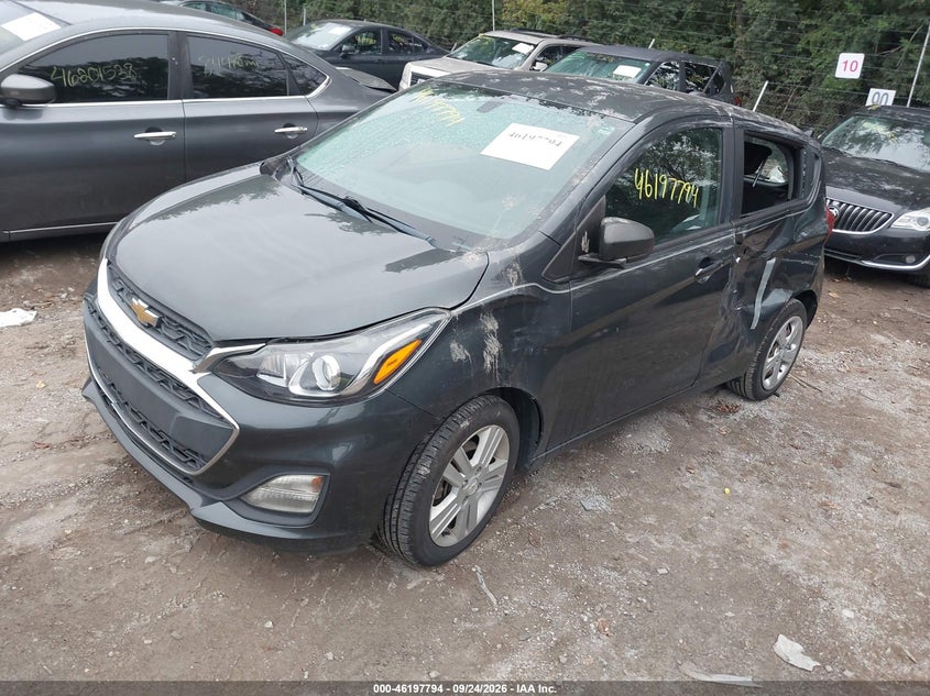 Vin: kl8cb6sa3lc420122, lot: 46697678, chevrolet spark fwd ls automatic 20202