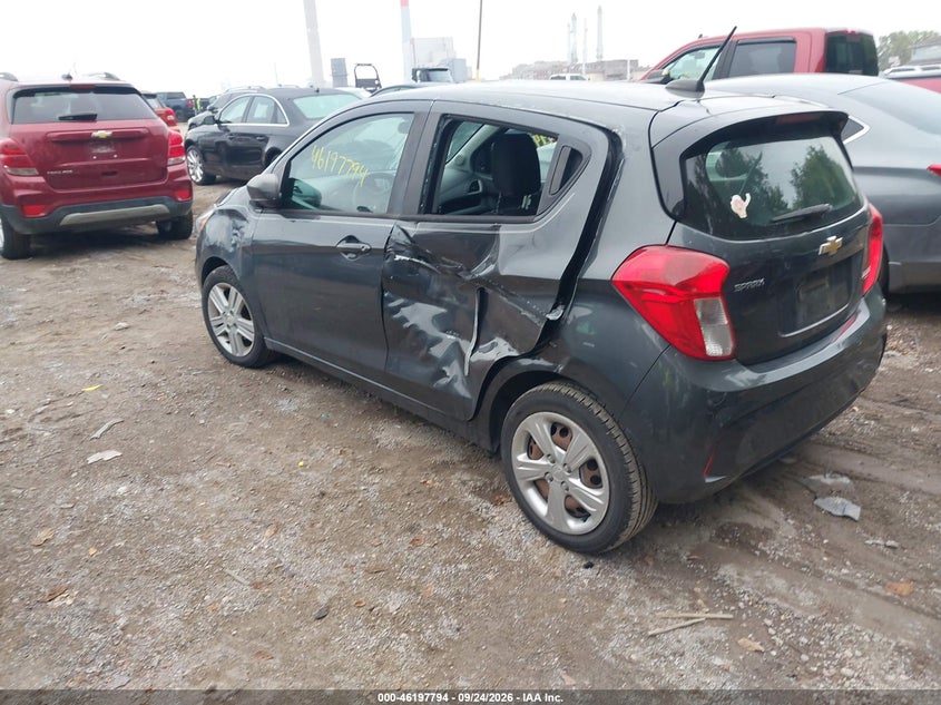 Vin: kl8cb6sa3lc420122, lot: 46697678, chevrolet spark fwd ls automatic 20203