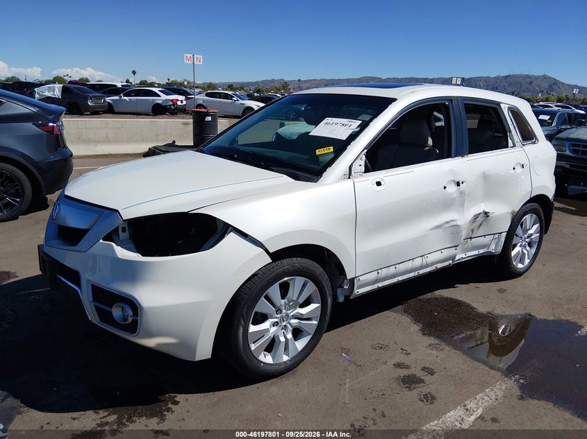 2010 Acura RDX, Левый бок, IAAI, VIN 5J8TB1H29AA006833 — фото 2